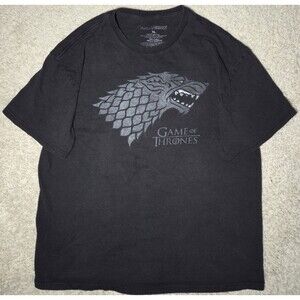 Game of Thrones House Stark T-Shirt Black XL 2013